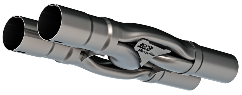 Borla SwitchFire X-pipe 2.5I.D. INLETS 2.5in. O.D. OUTLETS Notched