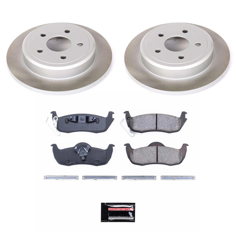 PowerStop Power Stop 05-10 Jeep Grand Cherokee Rear Semi-Coated Rotor Kit
