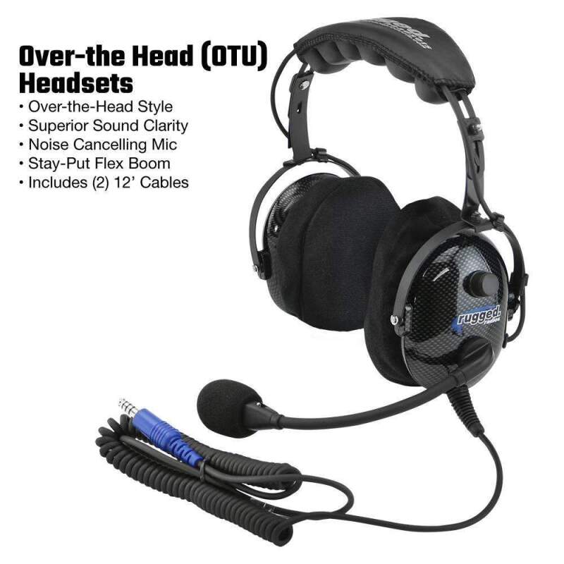 Rugged Radios Single Seat Kit with Digital Radio Over-the-Head H22 Ultimate Headset