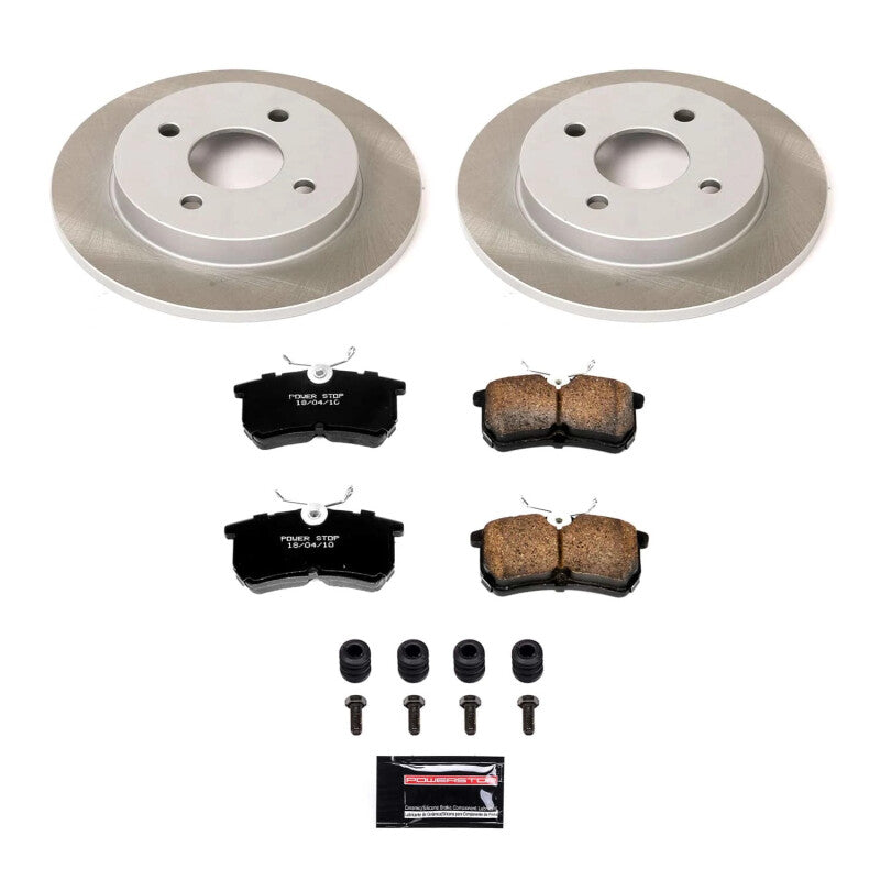 PowerStop Power Stop 01-07 Ford Focus Rear Semi-Coated Rotor Kit