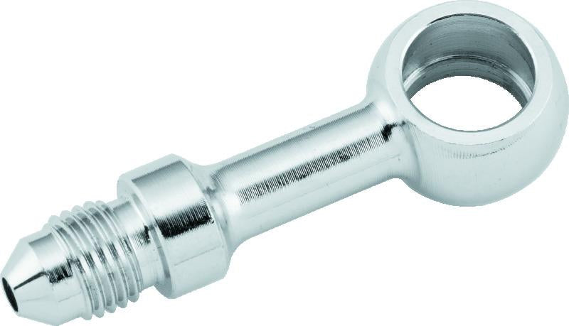 TwinPower Twin Power Stainless Brake Fitting 7/16 Inch X AN3 Straight Banjo Adaptor