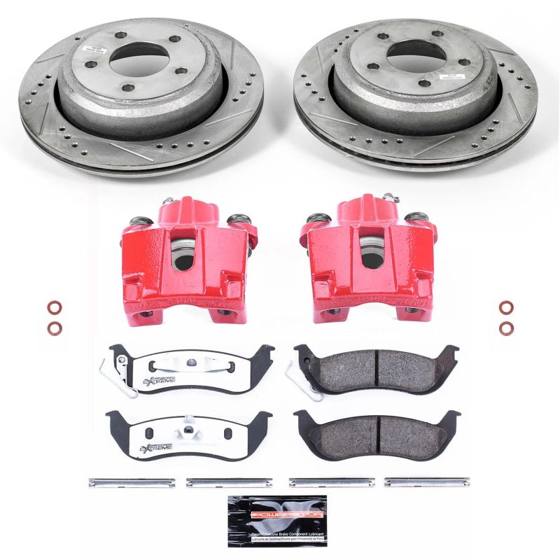 PowerStop Power Stop 10-11 Ford Ranger Rear Z26 Street Warrior Brake Kit w/Calipers