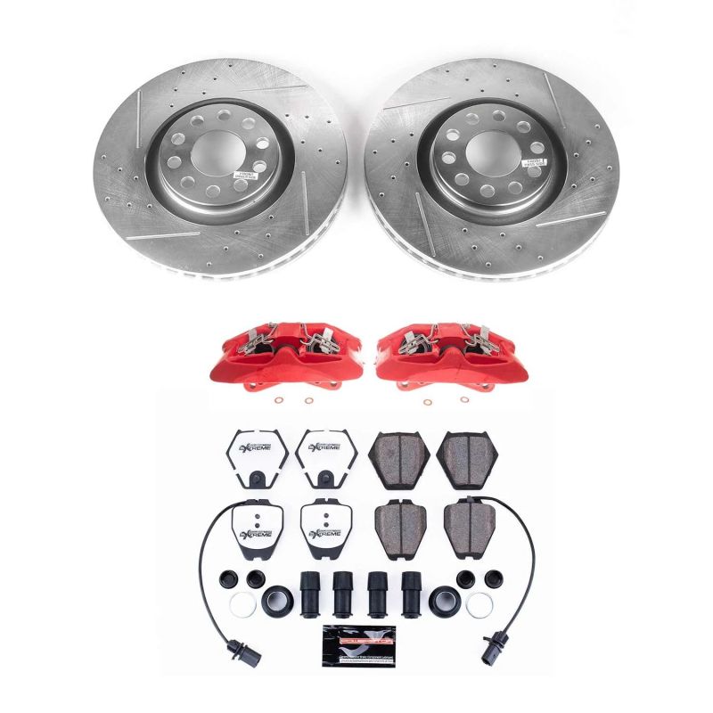 PowerStop Power Stop 00-02 Audi S4 Front Z26 Street Kit w/Cals