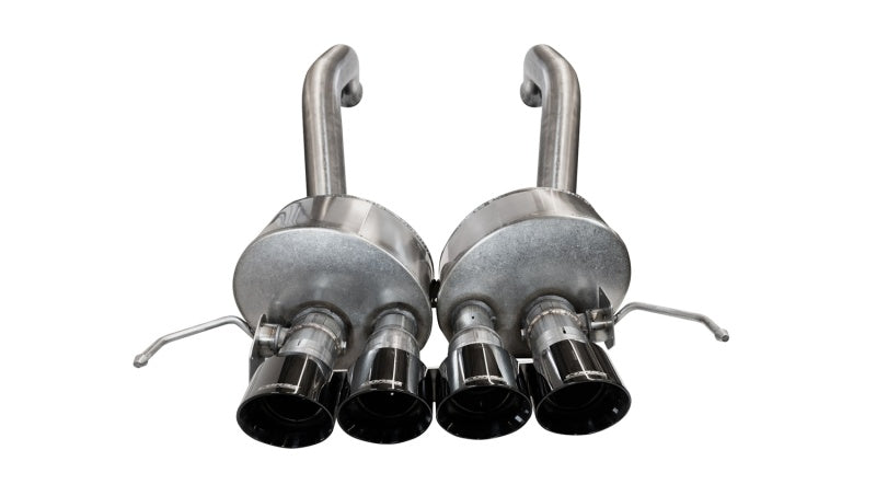 CORSA Performance Corsa 2015-2019 Chevrolet Corvette C7 Z06 6.2L 2.75in Xtreme Axle-Back w/ Dual NPP & Quad Black Tips