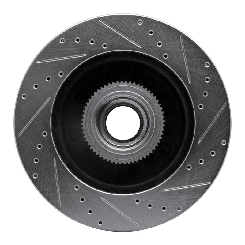 R1 Concepts R1 06-12 Ford F-250 2WD (Super Duty) Front Left Drilled & Slotted Silver Brake Rotor