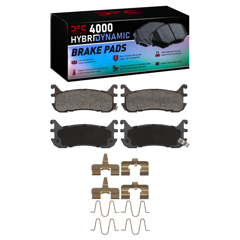 DFC 99-05 Mazda Miata (NB) Rear 4000 HybriDynamic Brake Pads and Hardware Kit