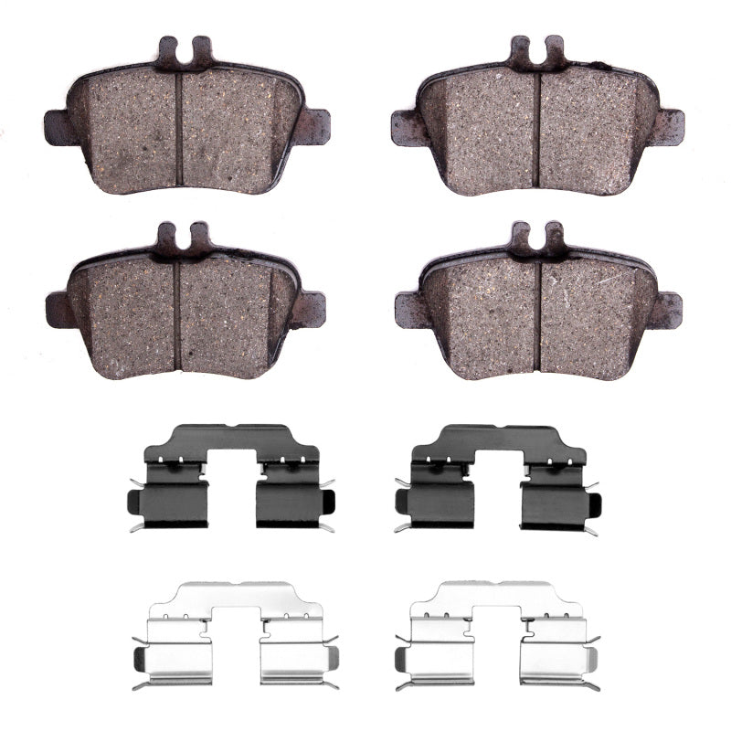 R1 Concepts R1 14-19 Mercedes-Benz B Electric Drive Rear Semi Met Pads & Hardware Kit