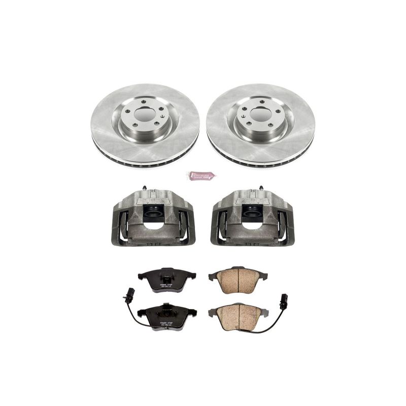 PowerStop Power Stop 04-09 Audi S4 Front Autospecialty Kit w/Cals