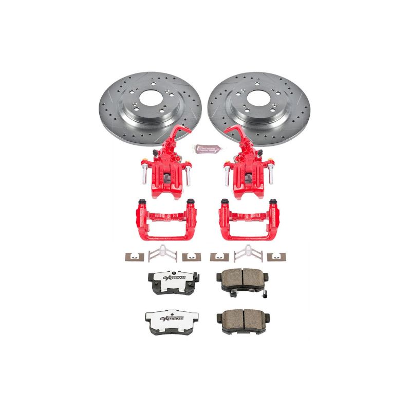 PowerStop Power Stop 00-09 Honda S2000 Rear Z26 Street Warrior Brake Kit w/Calipers
