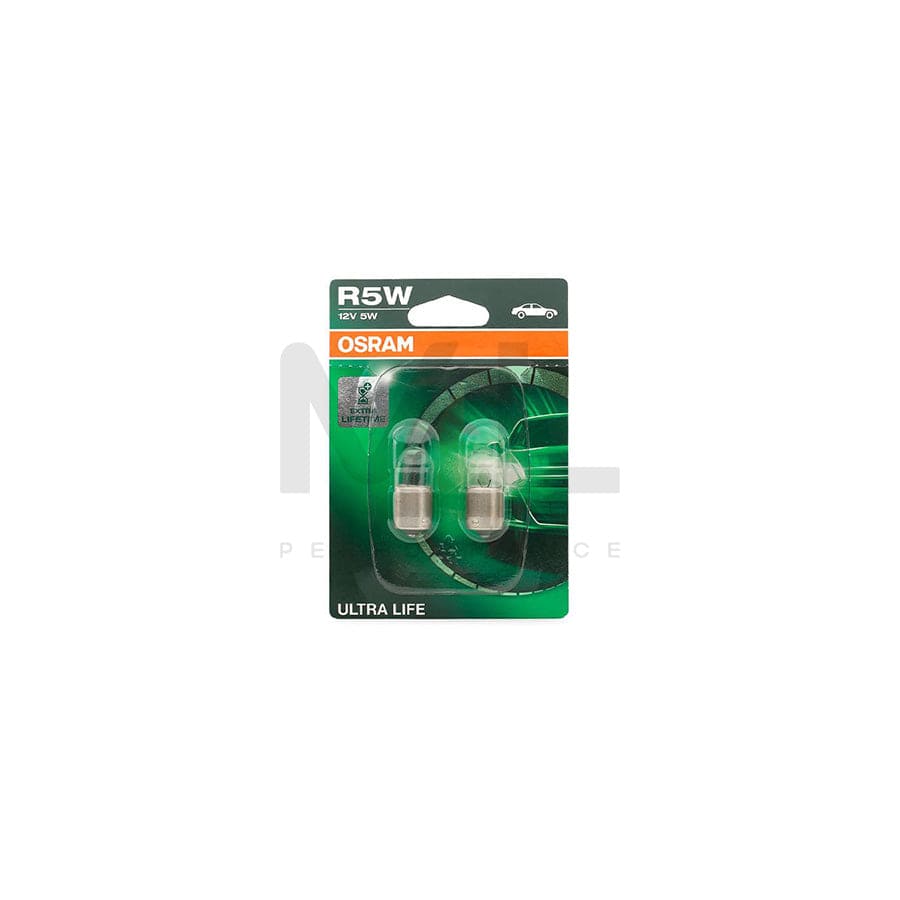 OSRAM ULTRA LIFE 5007ULT-02B Bulb, indicator 12V 5W, R5W, BA15s