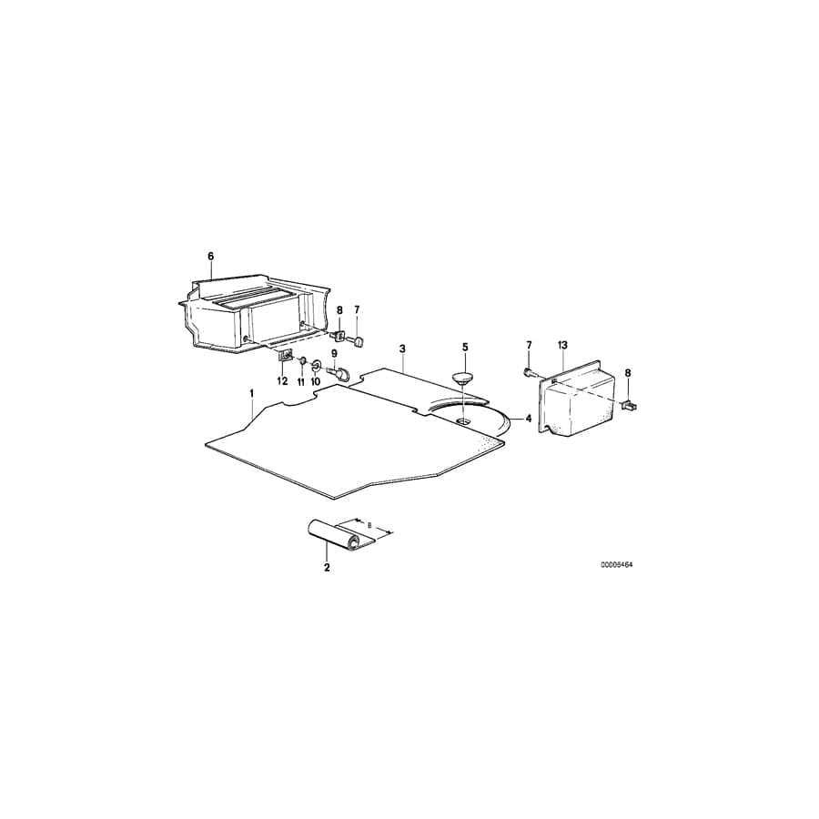 Genuine BMW 51718195383 E38 E39 E28 Circlip (Inc. 528i)