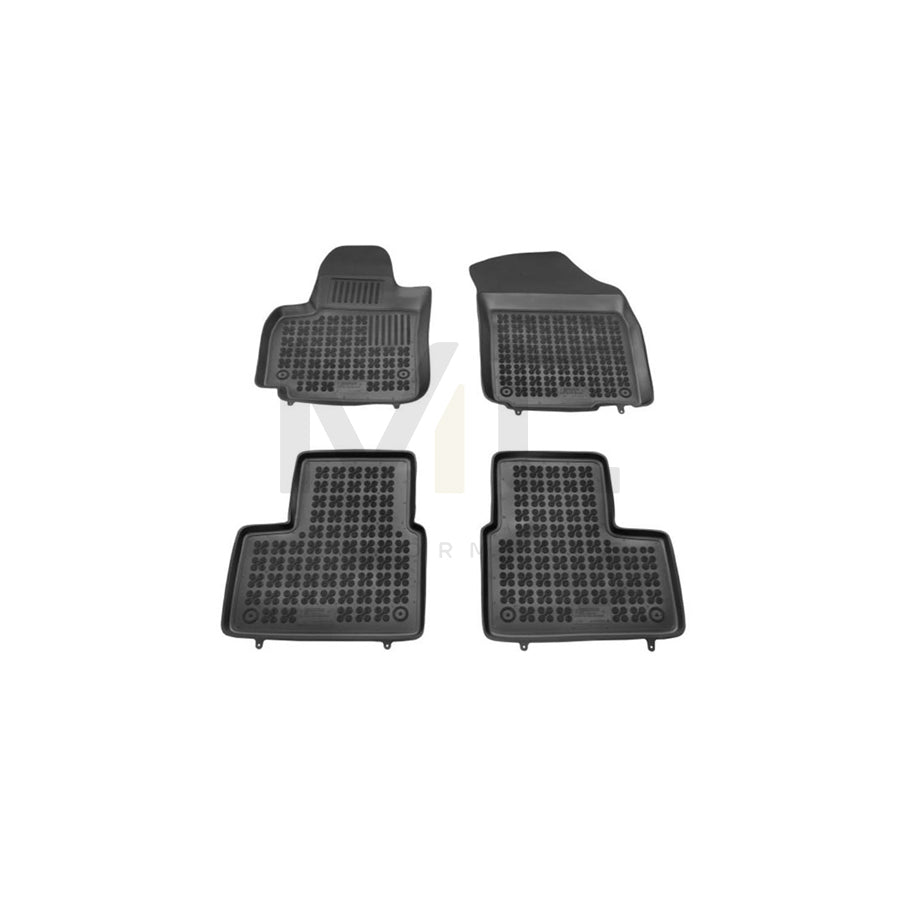 REZAW PLAST 202206 Floor mat set for SUZUKI SX4 I Hatchback (EY, GY) Elastomer, Front and Rear, Black
