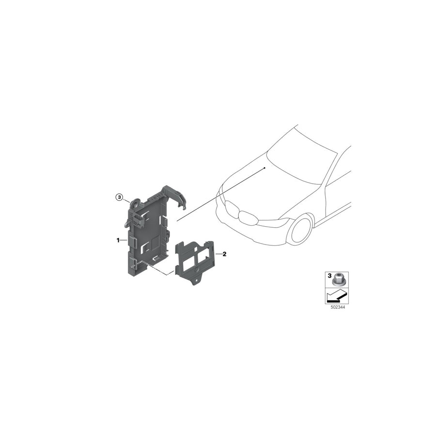 Genuine BMW 61359856129 G20 G21 Cover, Bdc (Inc. 320i, 318d & 330d)