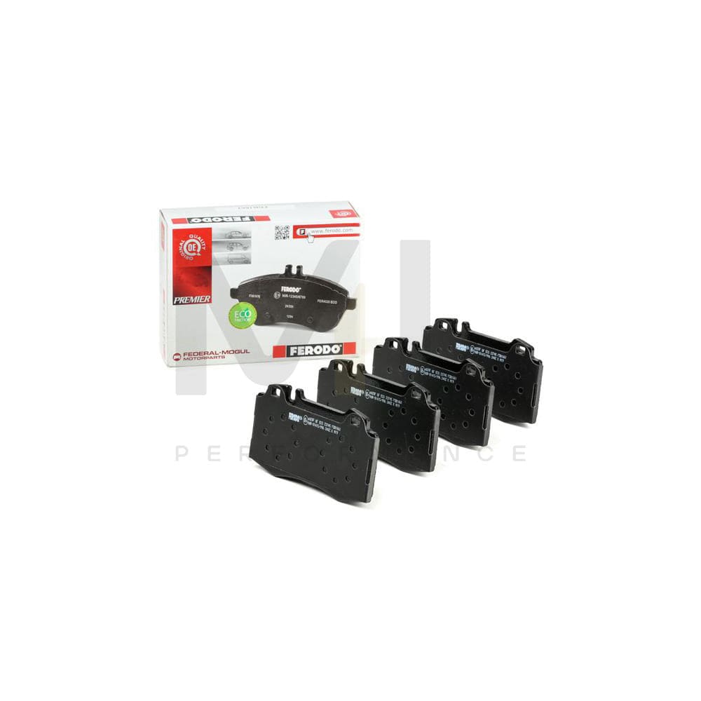 Ferodo Premier Eco Friction FDB1661 Brake Pad Set Prepared for Wear Indicator, Without Accessories
