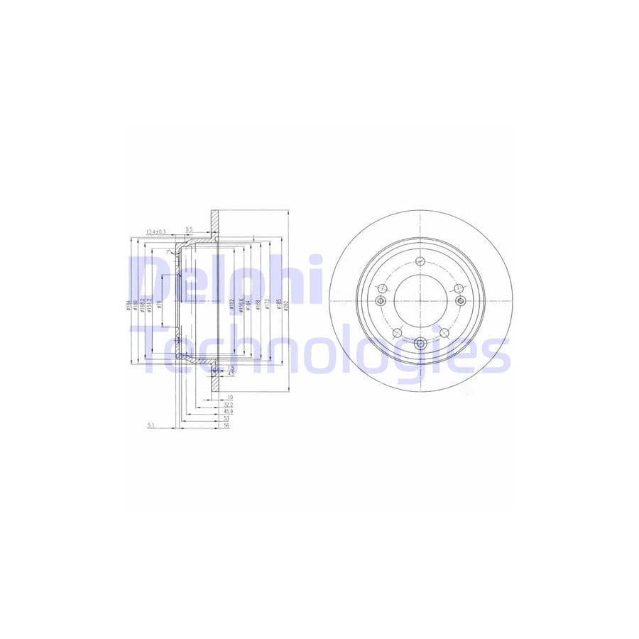 Delphi Bg4082C Brake Disc