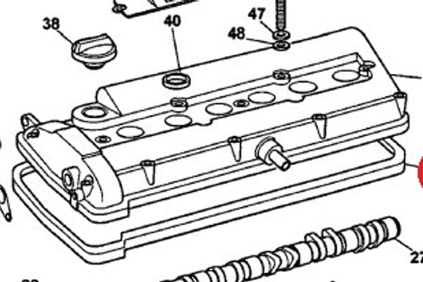 Aston Martin 07-80083 Cam Cover Gasket | ML Performance UK Car Parts