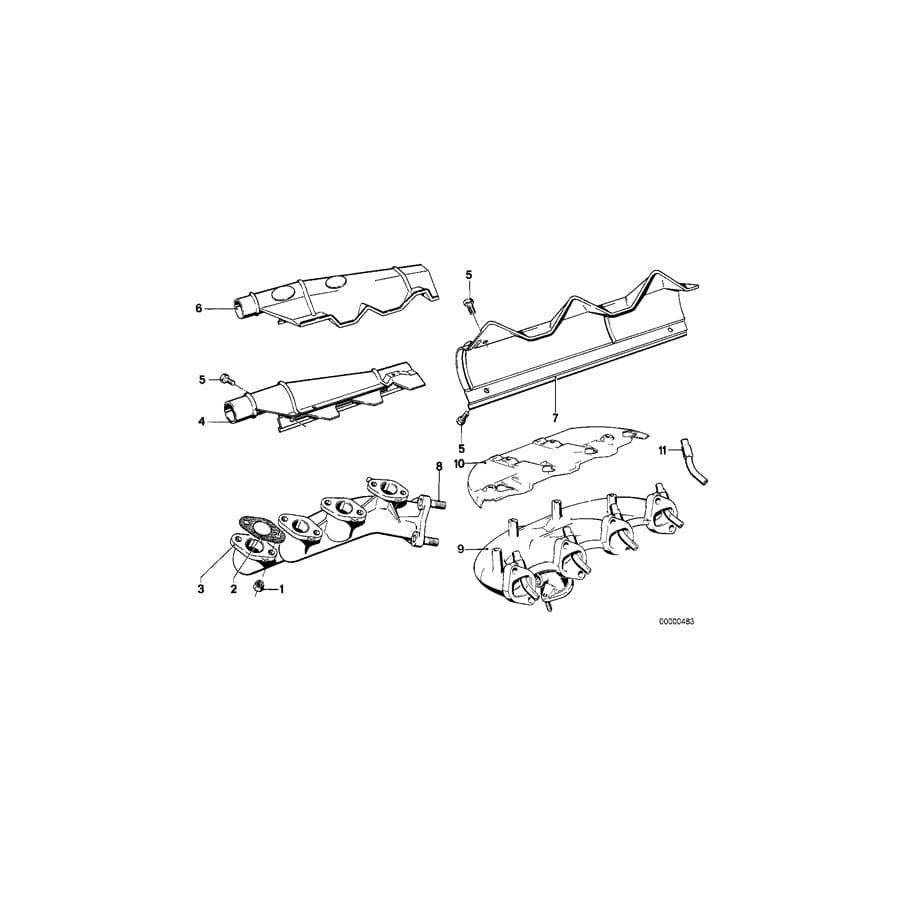 Genuine BMW 11631257586 E12 Protective Cover (Inc. 520)