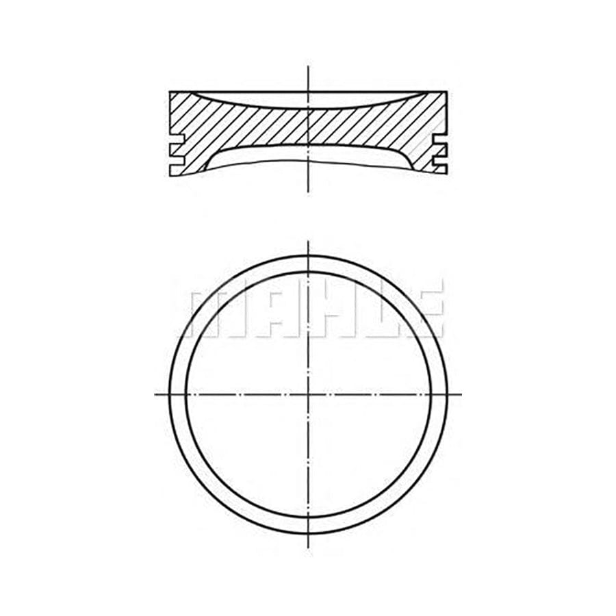 MAHLE ORIGINAL 029 61 00 Piston 93 mm, with piston rings | ML Performance Car Parts
