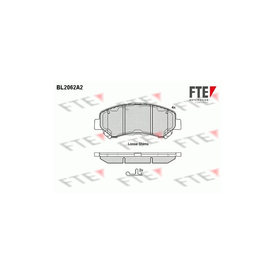FTE 9010645 Brake Pad Set