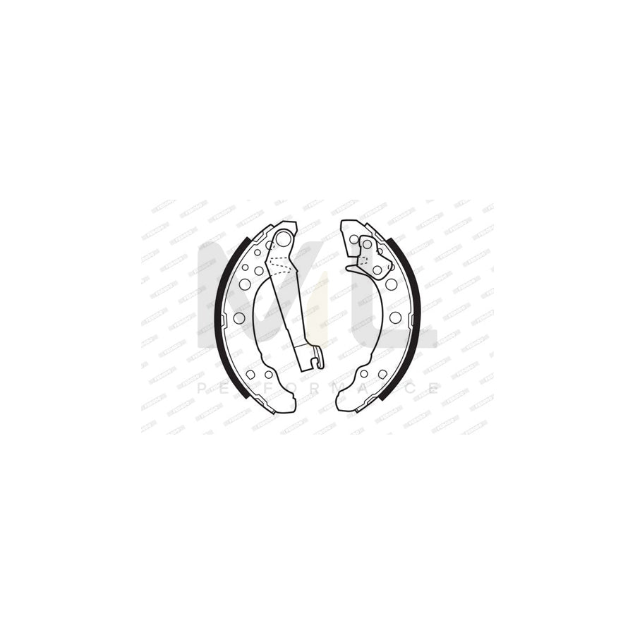 Ferodo Premier FSB191 Brake Shoe Set
