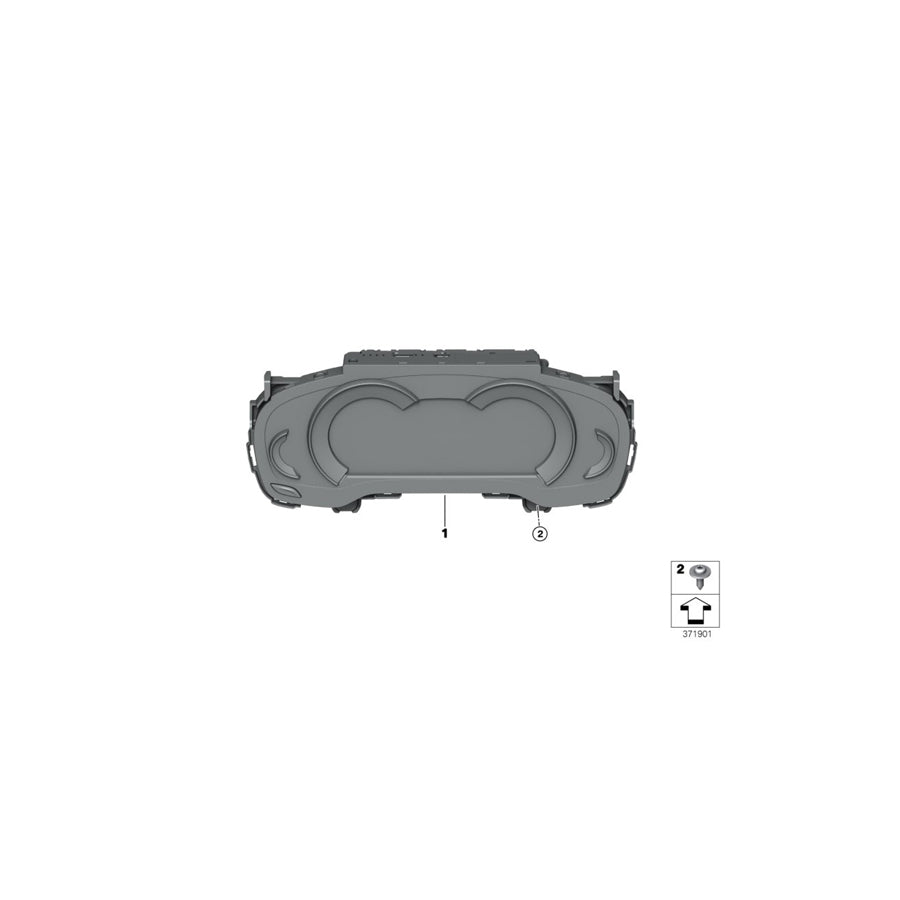 Genuine BMW 62106827086 G11 G12 Instrument Cluster KM/H (Inc. 750LiX 4.0, 740i & 730Li)