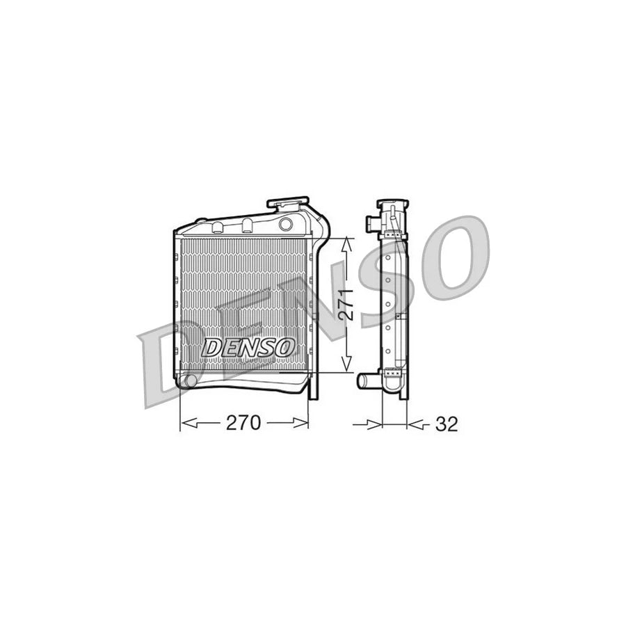 DENSO DRM99005 Engine Radiator