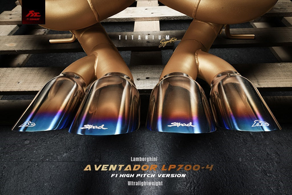 FI Exhaust Lamborghini Aventador LP700-4 F1 High Pitch Version Titanium Signature Seriesl 2011+
