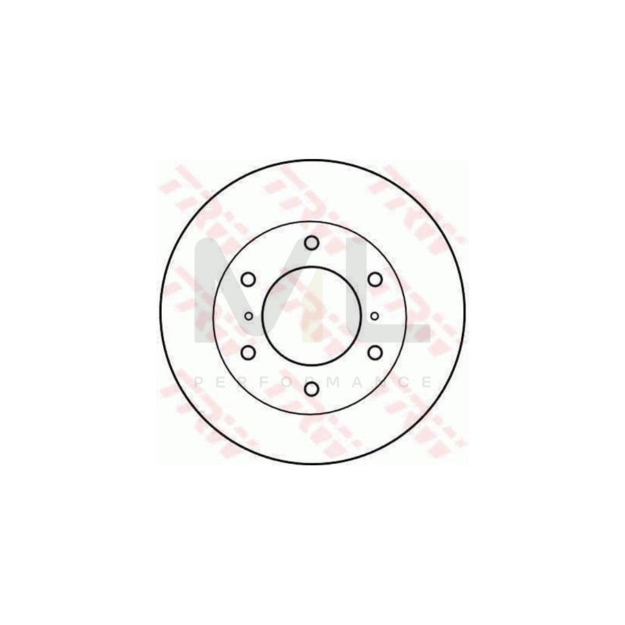 TRW DF4159 Brake Disc Vented - 1 piece