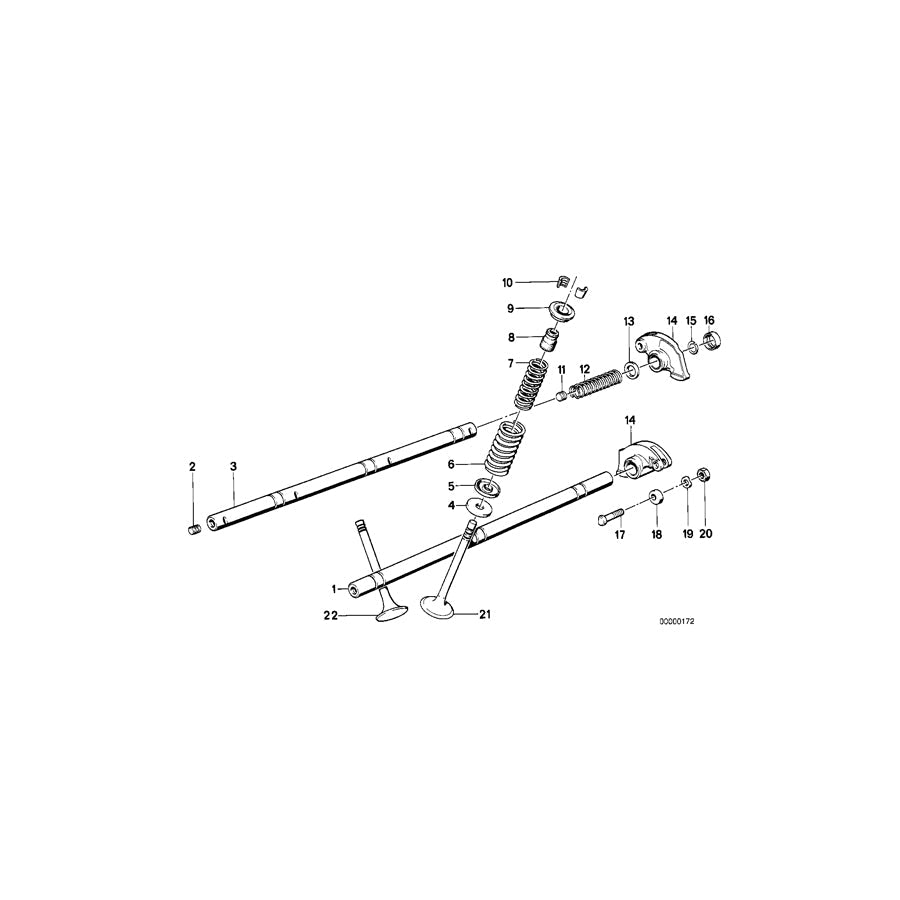 Genuine BMW 11341713413 E24 E32 E28 Spring Pocket (Inc. 730iL, 635CSi & 730i)