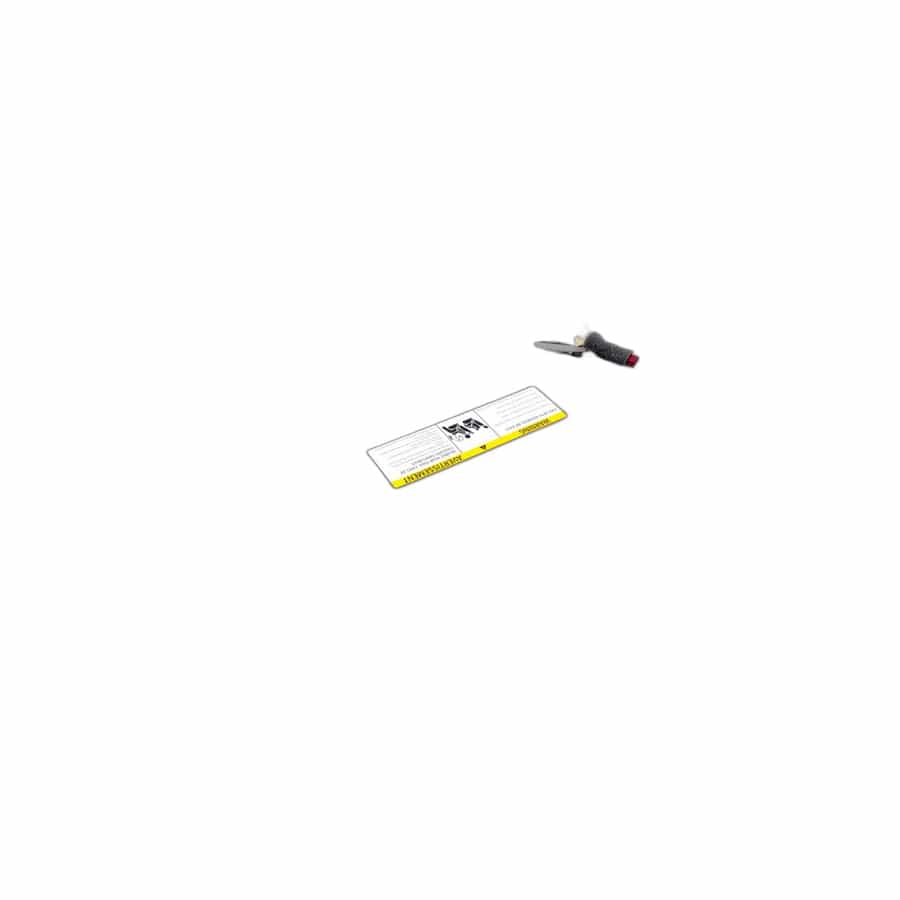 Genuine BMW 51167248859 F10 Sun Visor With Label, Left EVERESTGRAU (Inc. 528i, 528iX & 535iX)