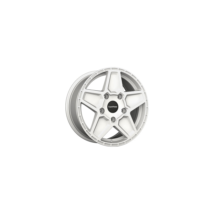 SuperMetal Rocket 8x20 ET50 38156 Gloss White Wheel