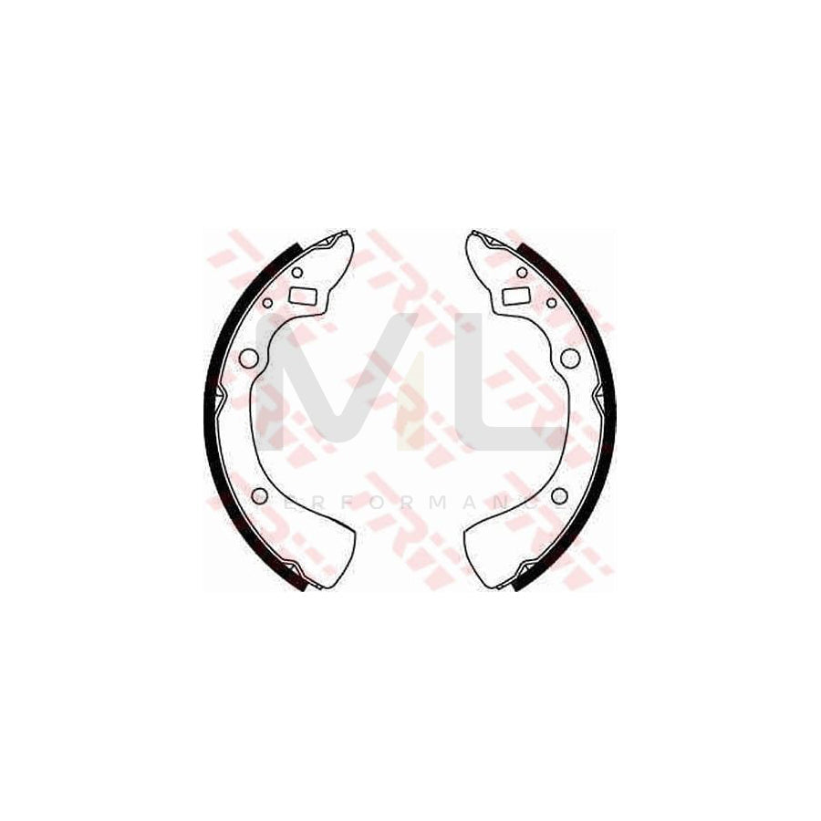 TRW GS8125 Brake Shoe Set for MAZDA 323