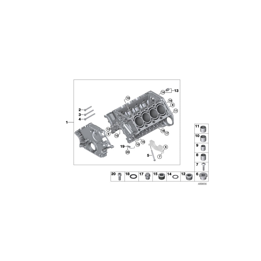 Genuine BMW 11427502982 E70 E53 E60 Control Valve With O-Ring (Inc. 745i, 750i & 650i)