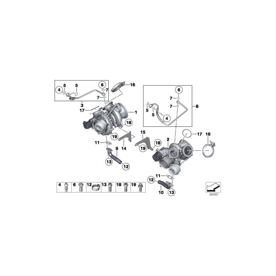 Genuine BMW 11657535440 F01 RR6 O-Ring 52X3 (Inc. 760LiS, Cullinan Black Badge & Phantom)