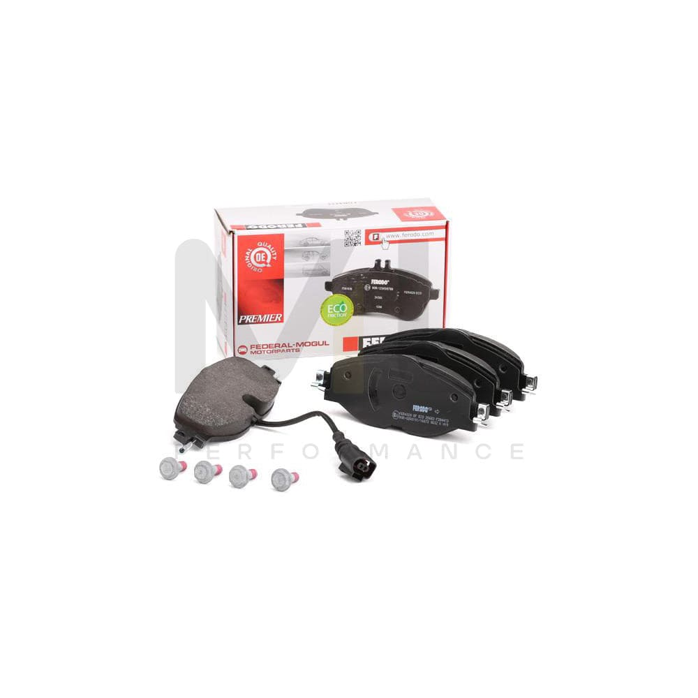Ferodo Premier Eco Friction FDB4433 Brake Pad Set Incl. Wear Warning Contact, With Accessories