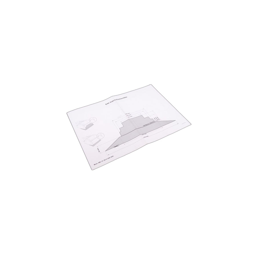 Genuine BMW 01290026899 E46 Template E46 (Inc. 316i)