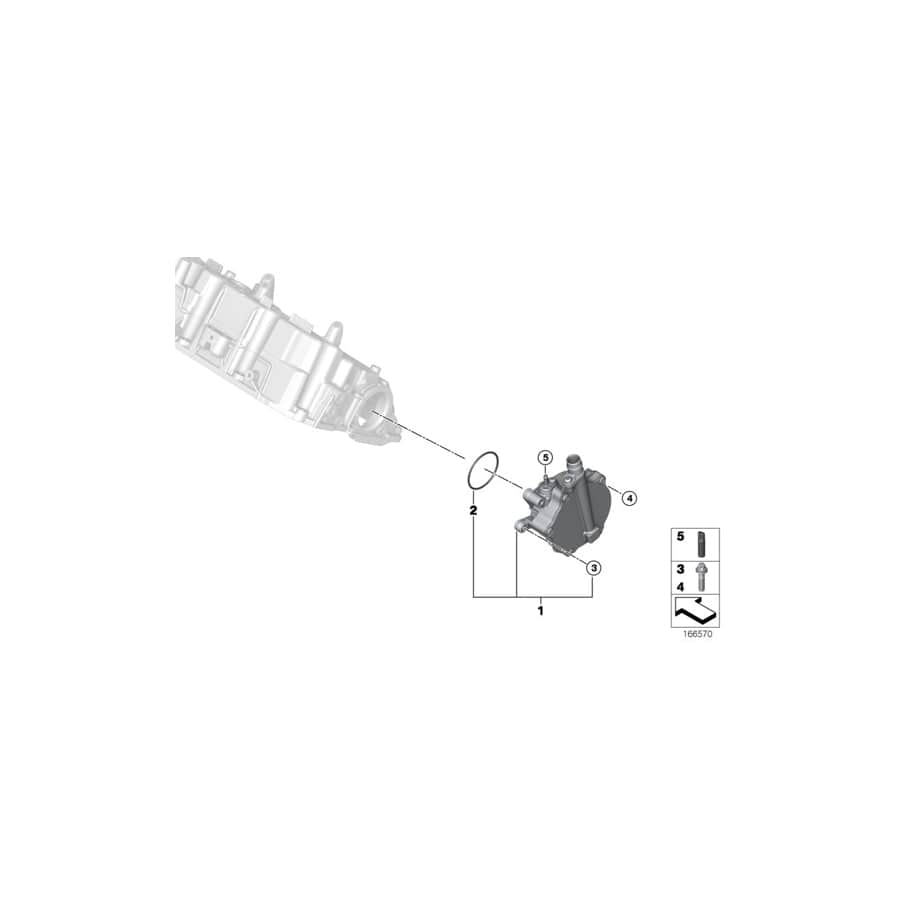 Genuine BMW 07119906090 E70 E72 F90 O-Ring 48X2,5 (Inc. X6 M50iX)