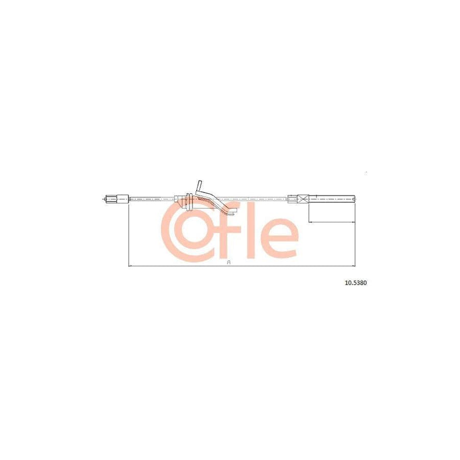 Cofle 92.10.5380 Hand Brake Cable for Ford Focus