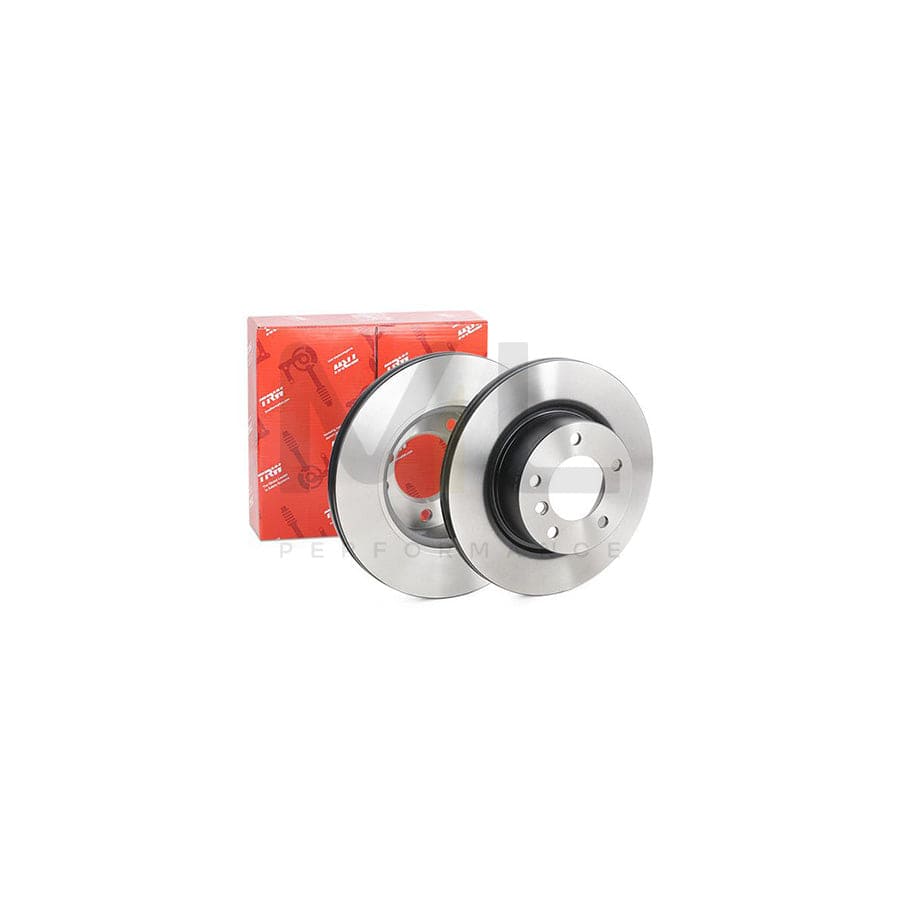 TRW DF4449 Brake Disc Vented, Painted, High-carbon - 1 piece