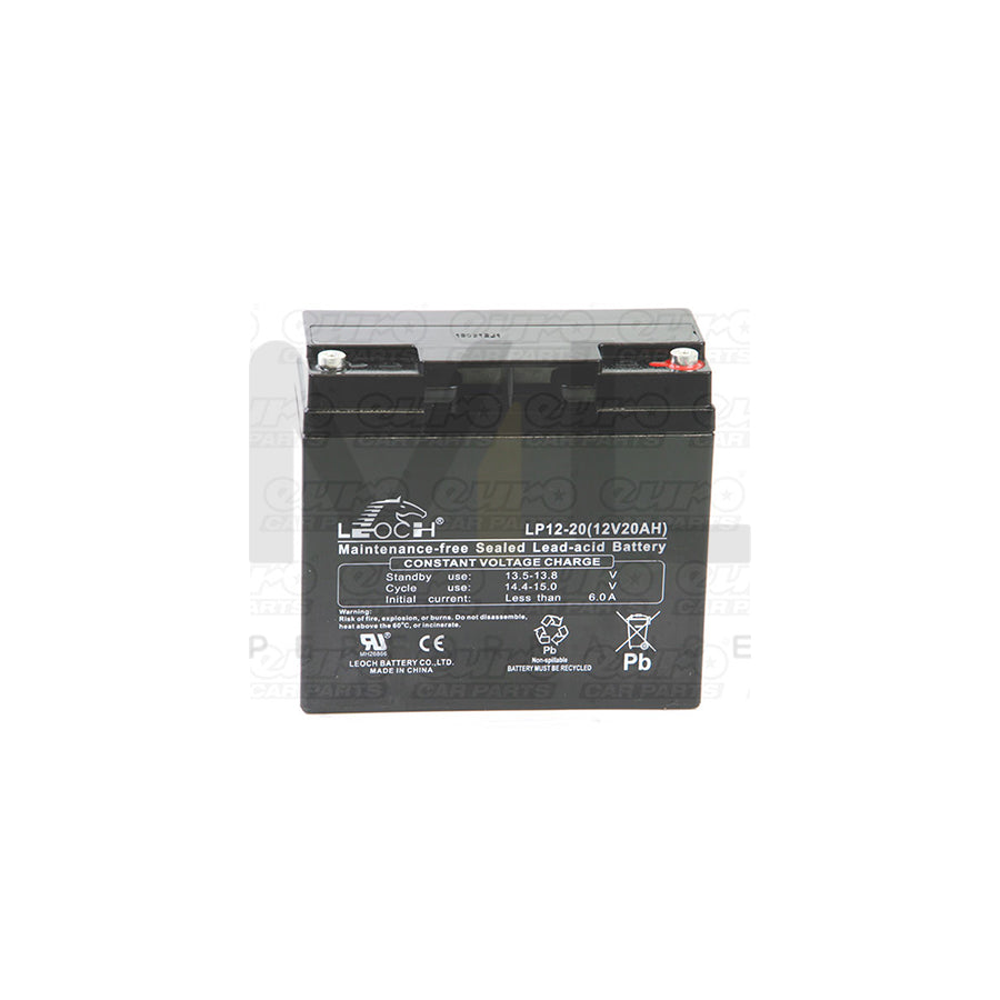 Leoch VRLA Sealed Battery - 12V 20Ah