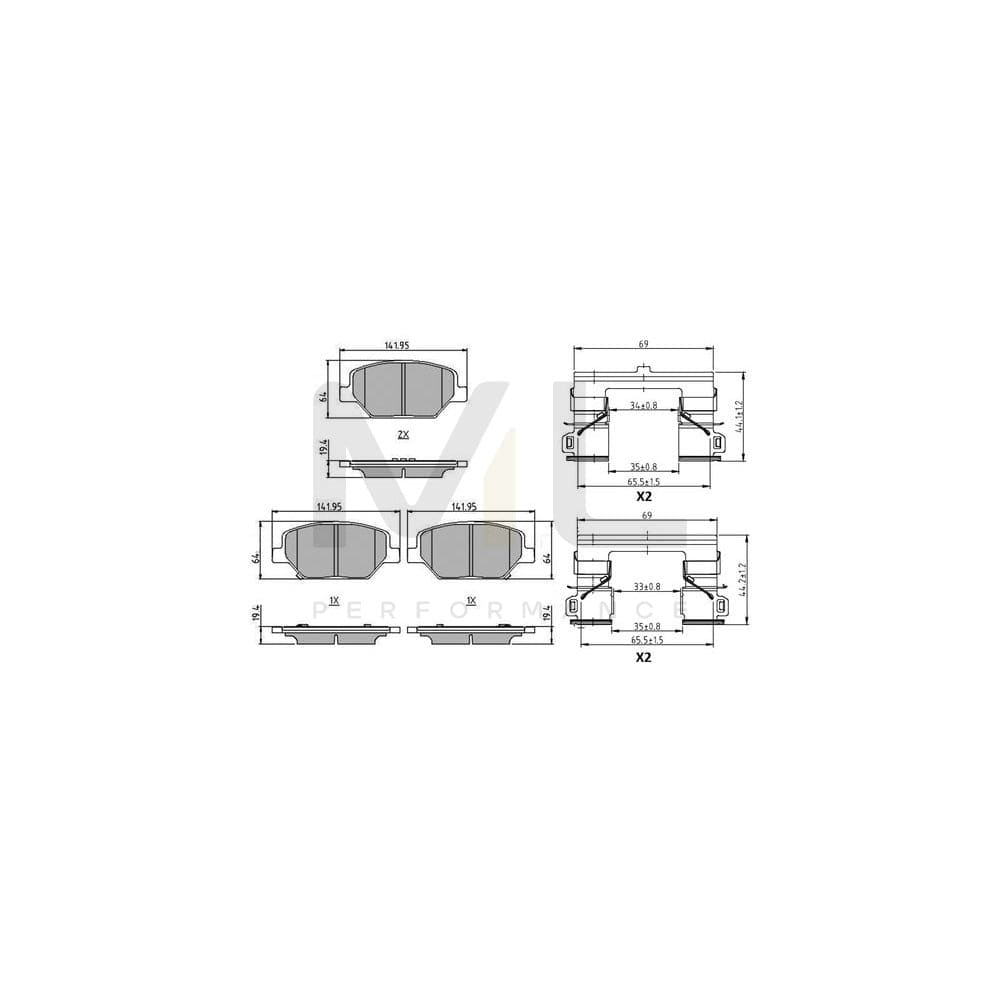 Ferodo FDB5214 Brake Pad Set