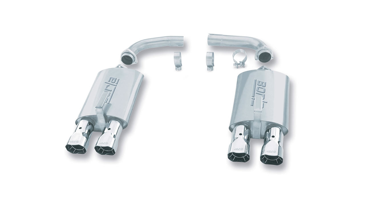 Borla Exhaust 140792BC Dodge Durango SRT Cat-Back Exhaust System ATAK with Black Chrome Tips