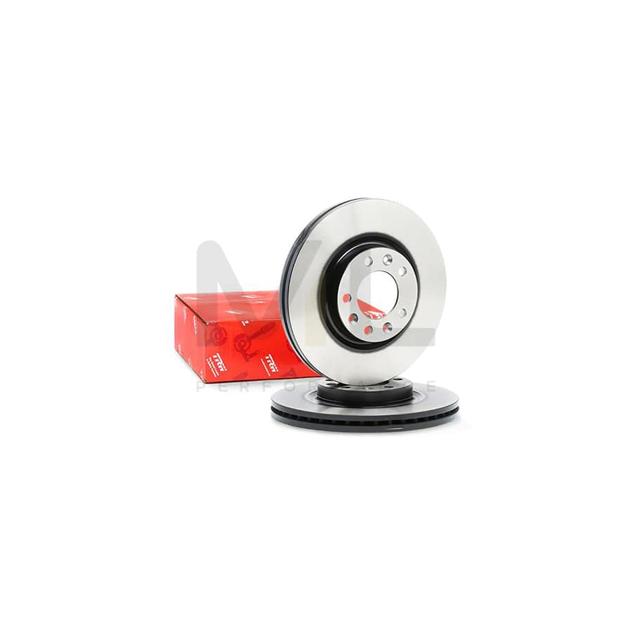 TRW DF6121 Brake Disc Vented, Painted - 1 piece