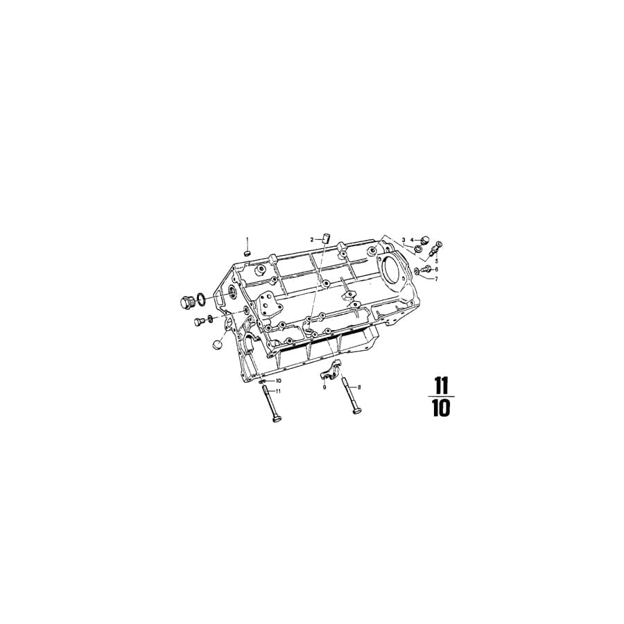 Genuine BMW 07119919225 E52 E24 E12 Screw Plug AM12X1,5 (Inc. 735i)