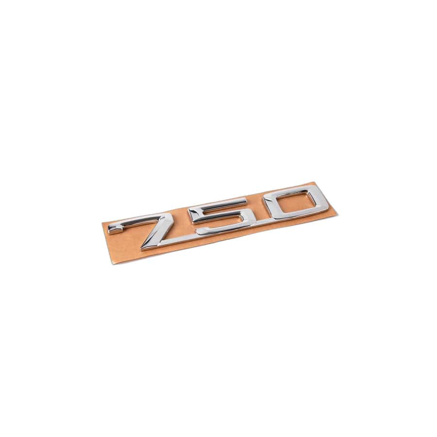 Genuine BMW 51141969466 E32 Emblem Adhered Rear "750" (Inc. 750iL)