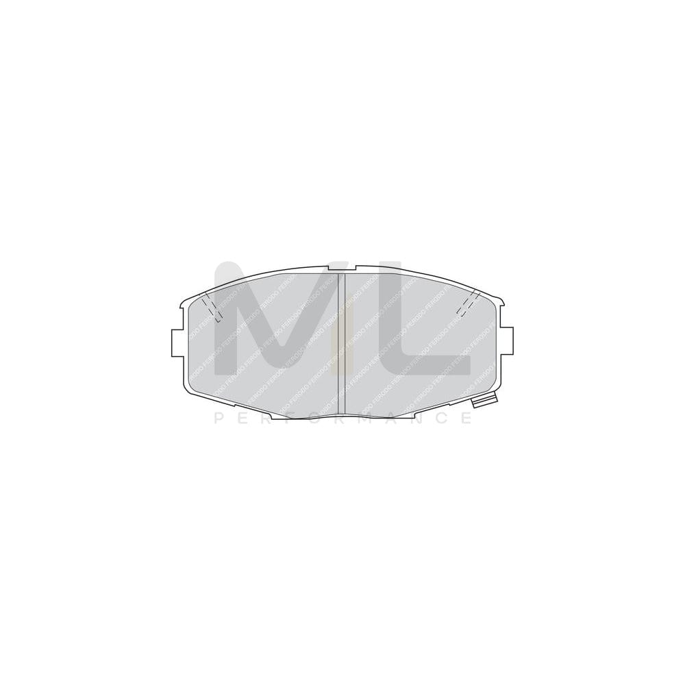 Ferodo Premier FDB476 Brake Pad Set With Acoustic Wear Warning