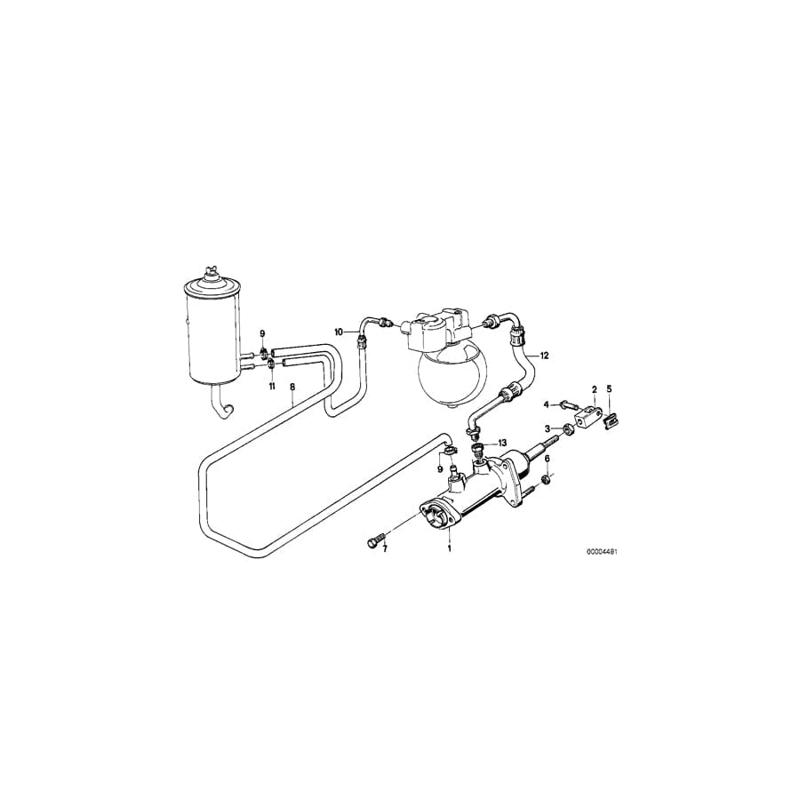 Genuine BMW 34331156146 E32 E31 Forkhead (Inc. 850Ci, 735iL & 750iLS)