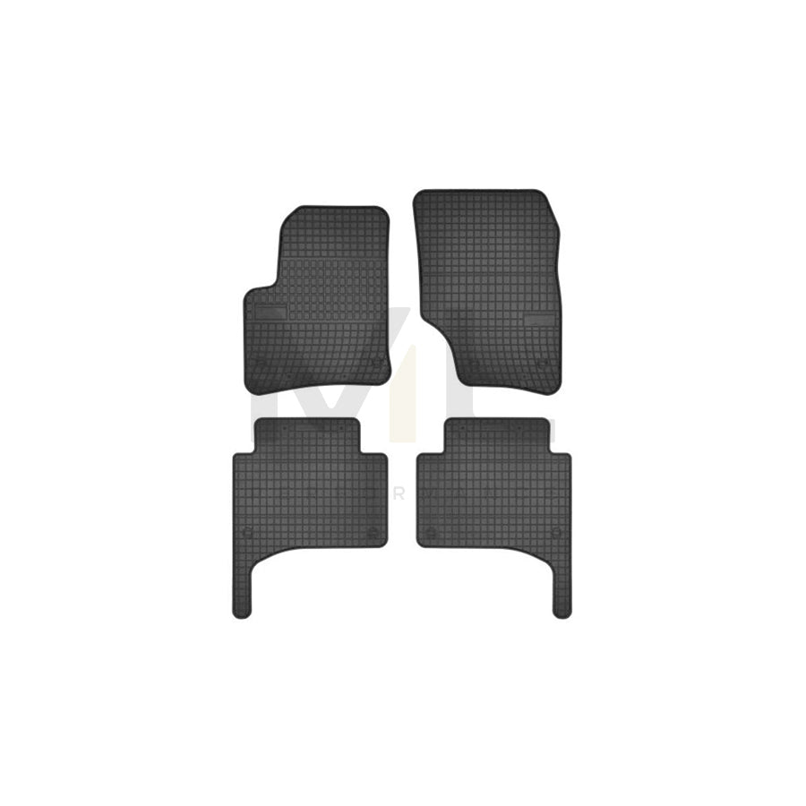 FROGUM Tailored 546320 Floor mat set Elastomer, Front and Rear, Quantity: 4, Black, (LHD)
