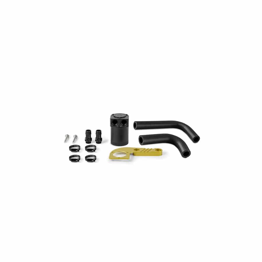 Mishimoto MMBCC-F80-15CAY 15-20 BMW F8X M3/M4 Baffled Oil Catch Can - Austin Yellow