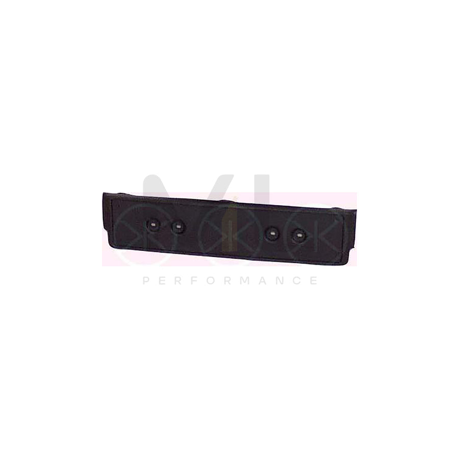 KLOKKERHOLM 0017920A1 Number plate holder for AUDI 80 Front, Black, frameless